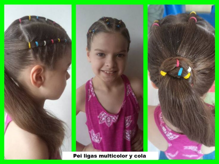 Peinado Fácil Con Ligas De Colores Para Niñas  Hoy vamos a aprender hacer  este peinado con ligas súper fácil algo diferente y más casual para que  nuestras princesas siempre luzcan hermosas 