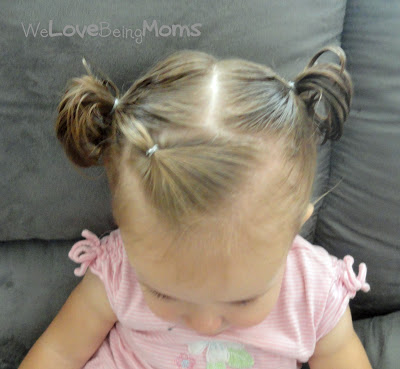 Hairstyles with girls' rubber bands Tips De Madre