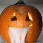 experimentos para halloween calabaza humeante